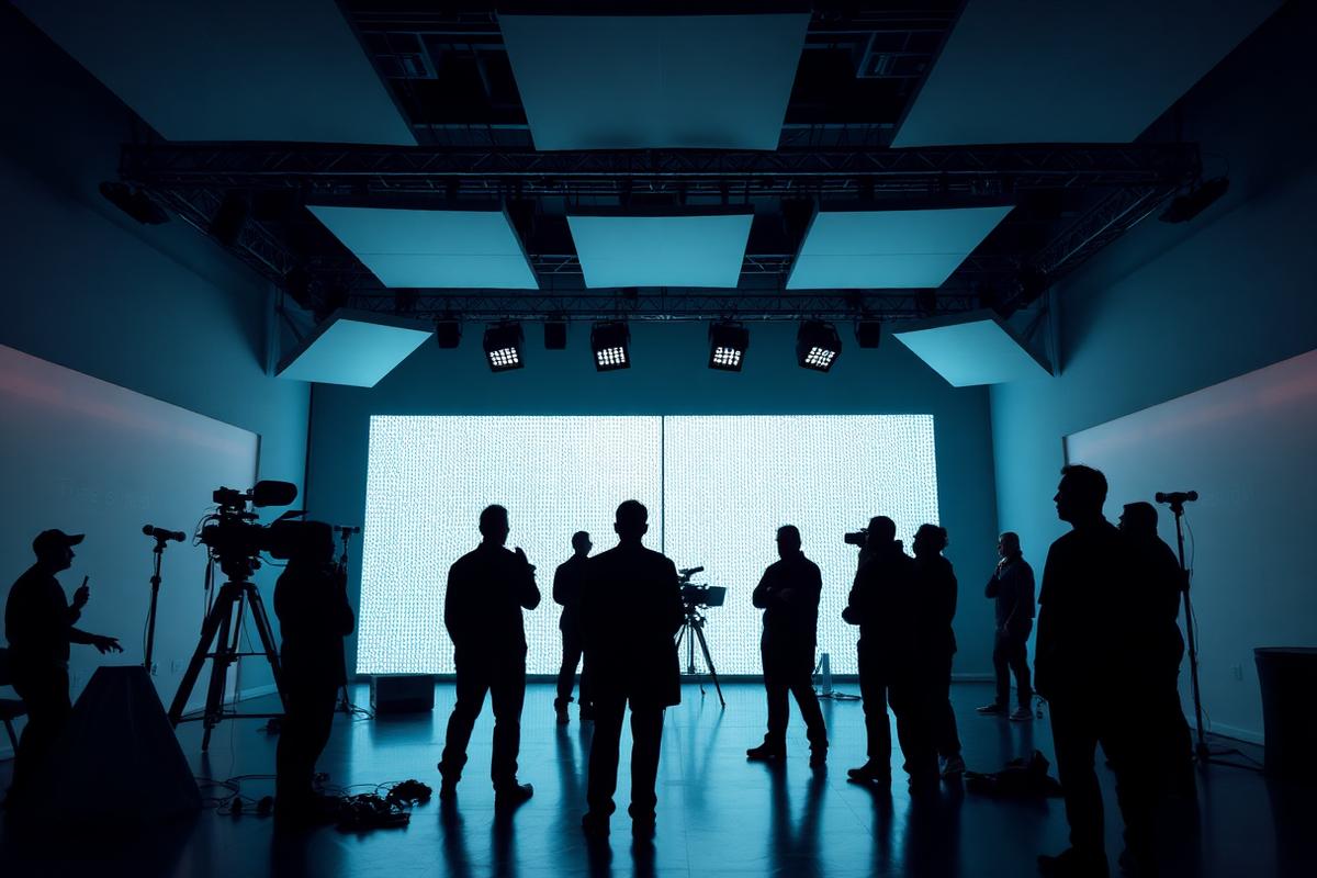 Full DMG Lumière fit-out for a Parisian virtual production stage